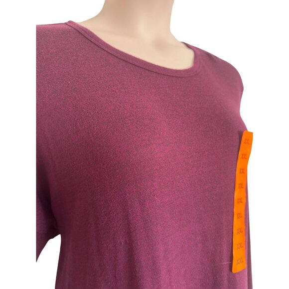 Buffalo Soft Wine Size XXL Oversized Long Sleeve David Bitton Knit Sweater Ligh - Picture 2 of 10